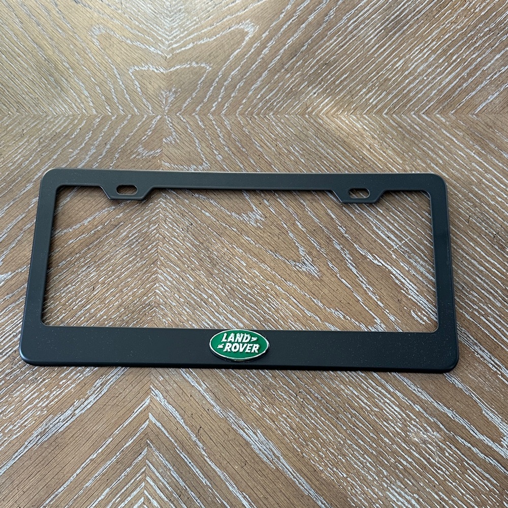 New metal Land Rover License Plate Frame